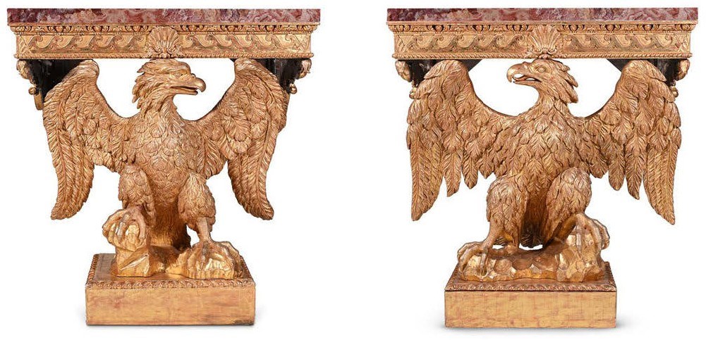 Pair of console tables