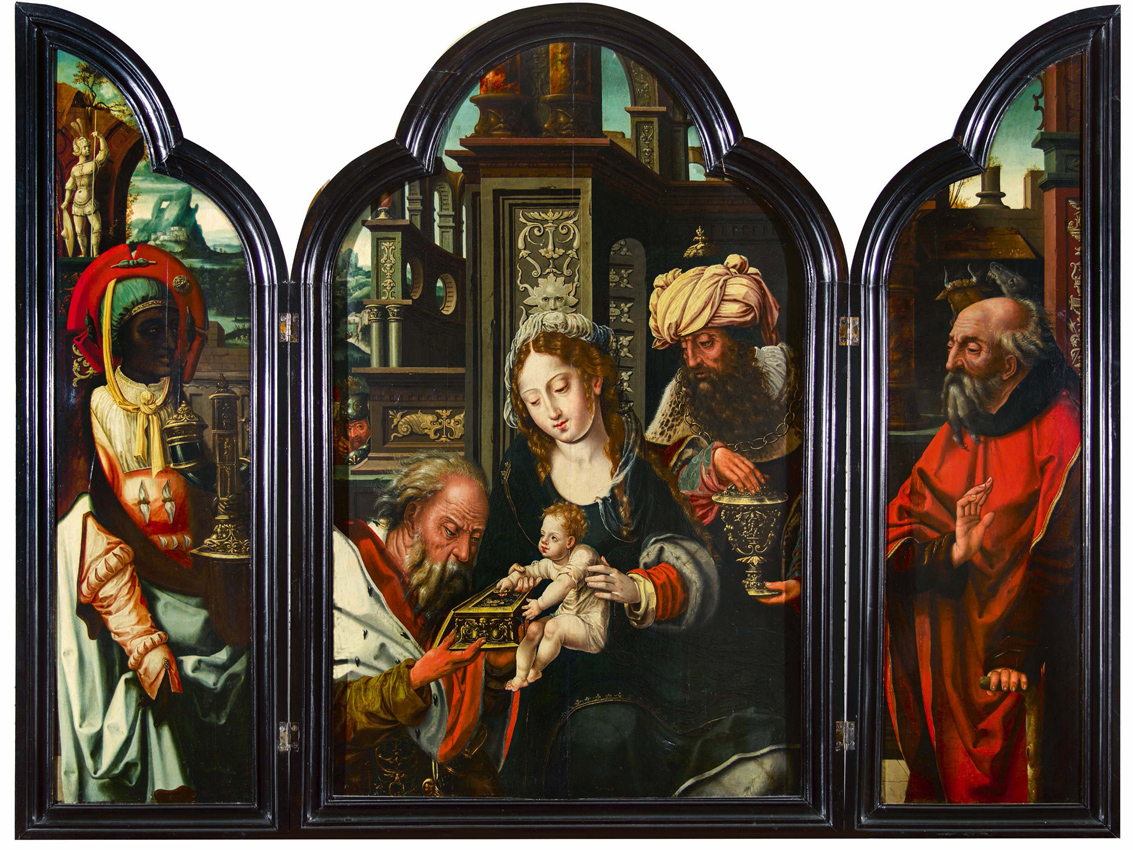 The Adoration of the Magi panel