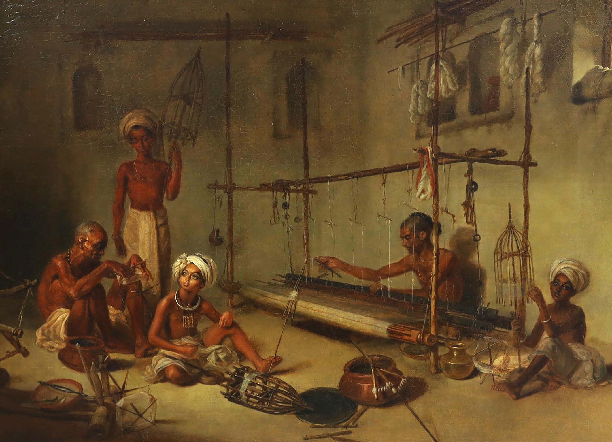 The Weavers by Arthur William Devis