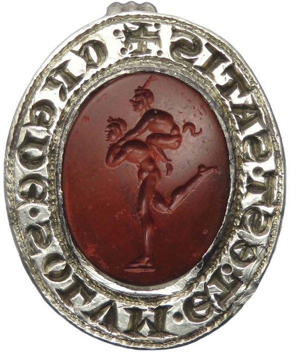 Silver seal matrix