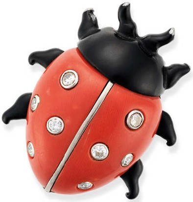 Ladybird brooch