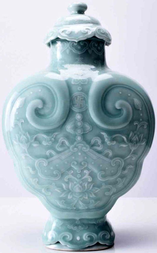 Celadon vase