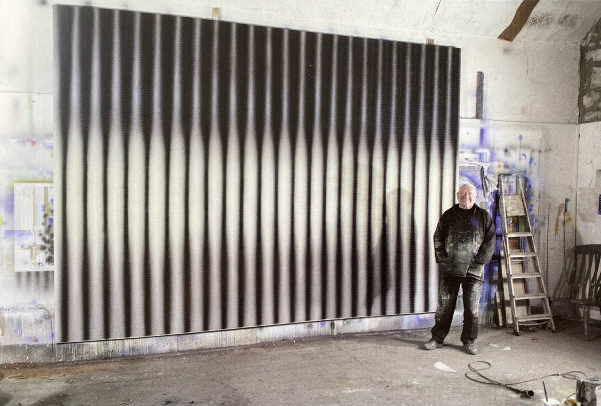 Barrie Cook in his studio