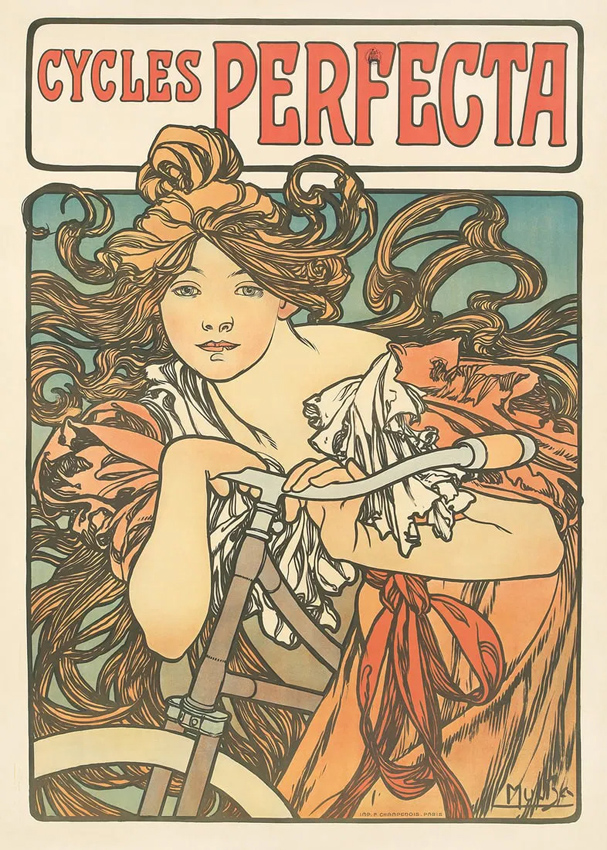 Cycles Perfecta designed by Alphonse Mucha