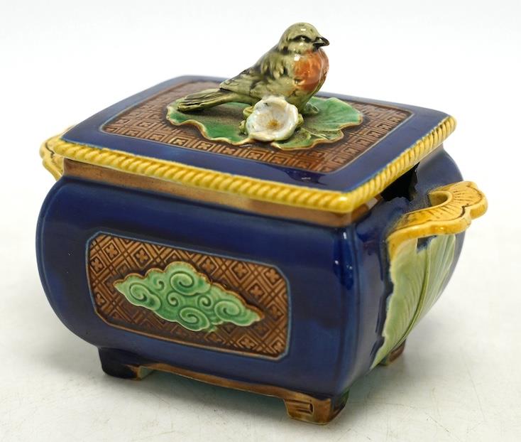 Minton majolica box