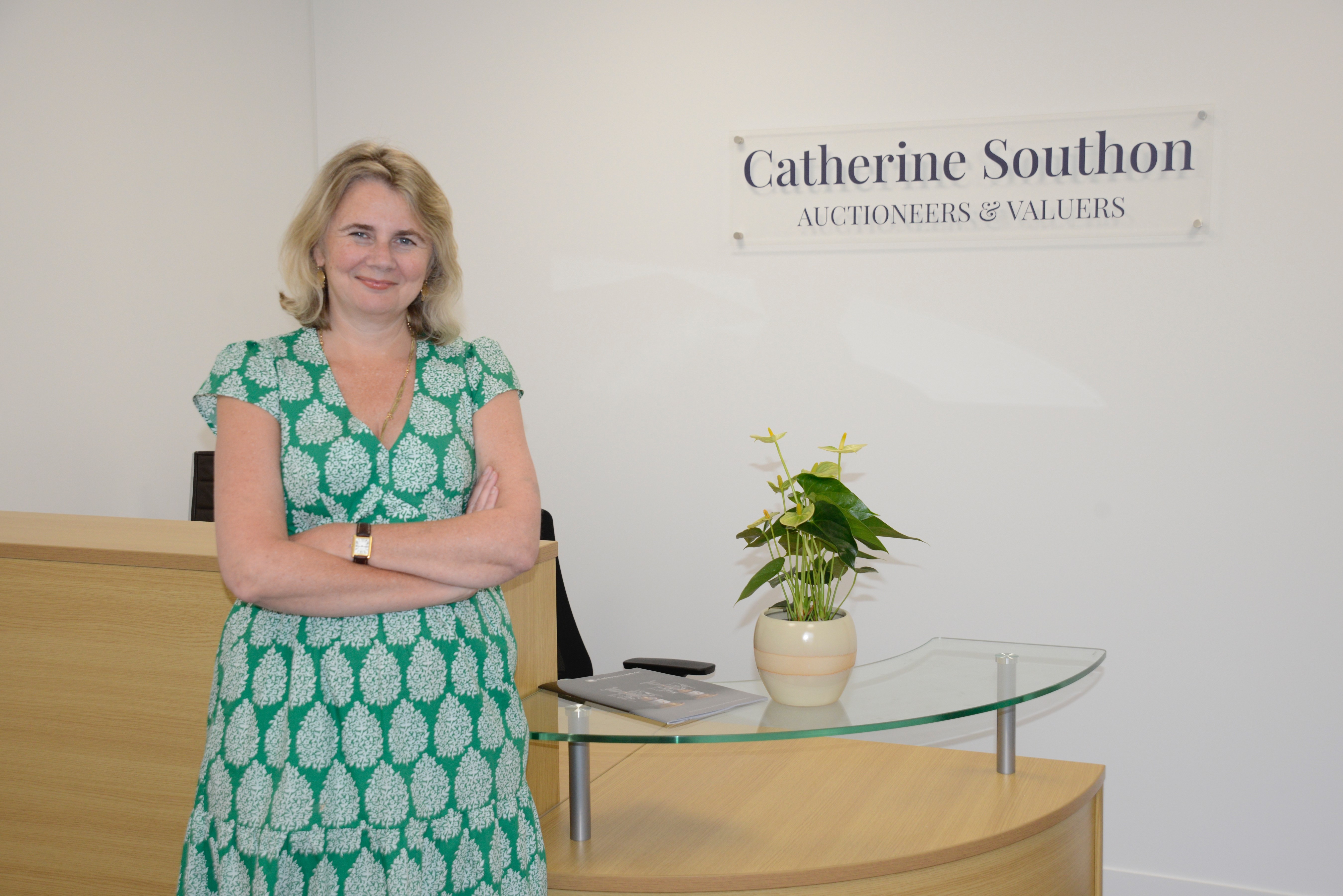 Auctioneer Catherine Southon
