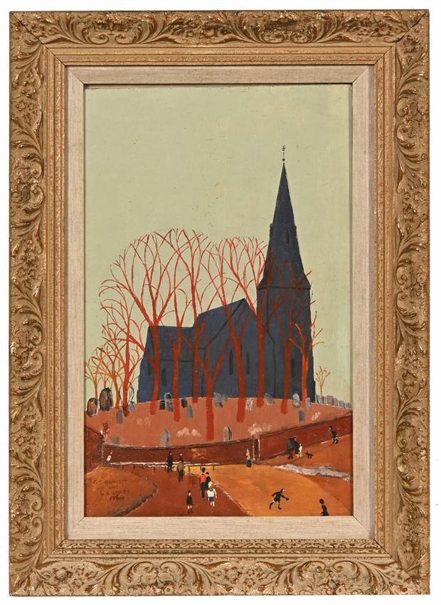 Painting by LS Lowry and Geoffrey Bennett