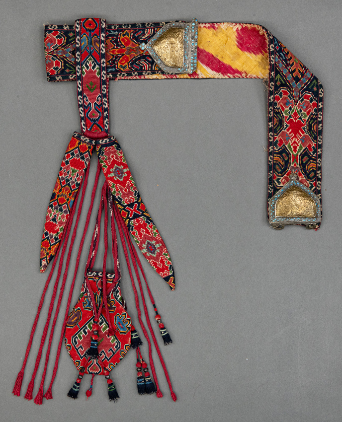 LEGGE CARPETS 19Thc Uzbek Silk Needlework Belt