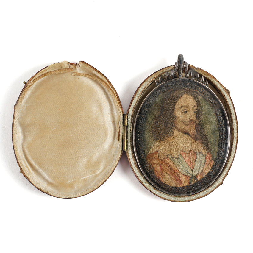 Portrait miniature of Charles I