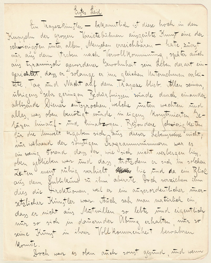 Kafka First Sorrow