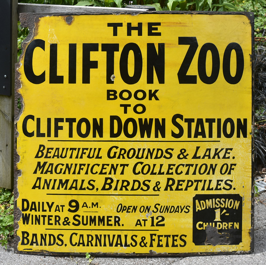 The Clifton Zoo sign