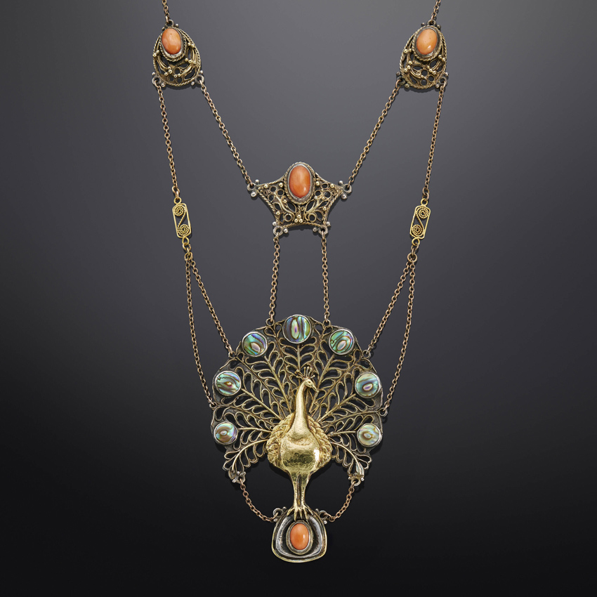 Charles Robert Ashbee Peacock Necklace 2676NE