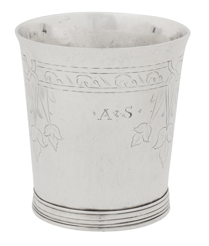 William III silver beaker