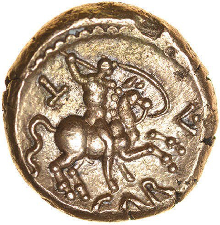 Gold stater of king Caratacus