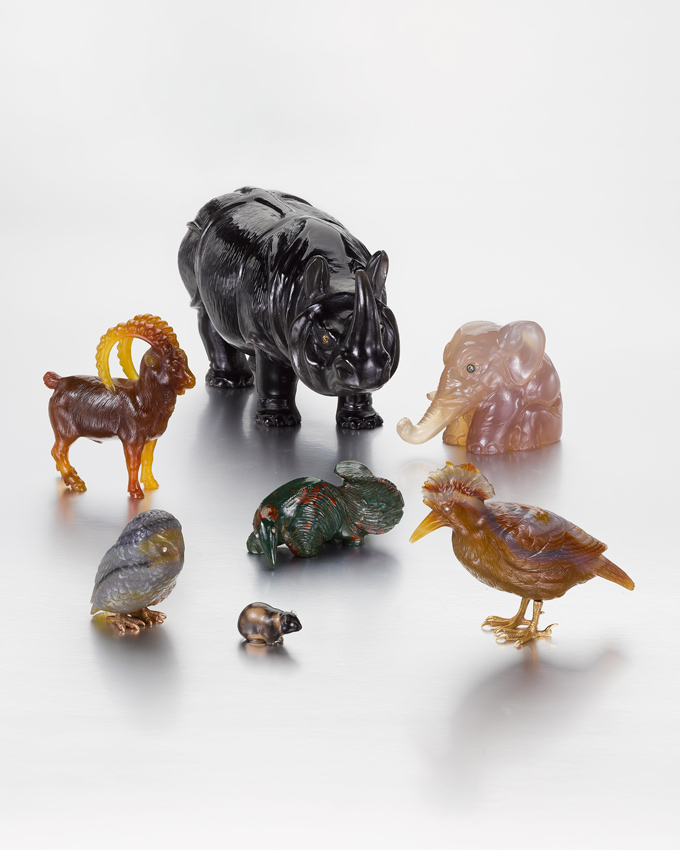 Fabergé pieces at Sotheby's