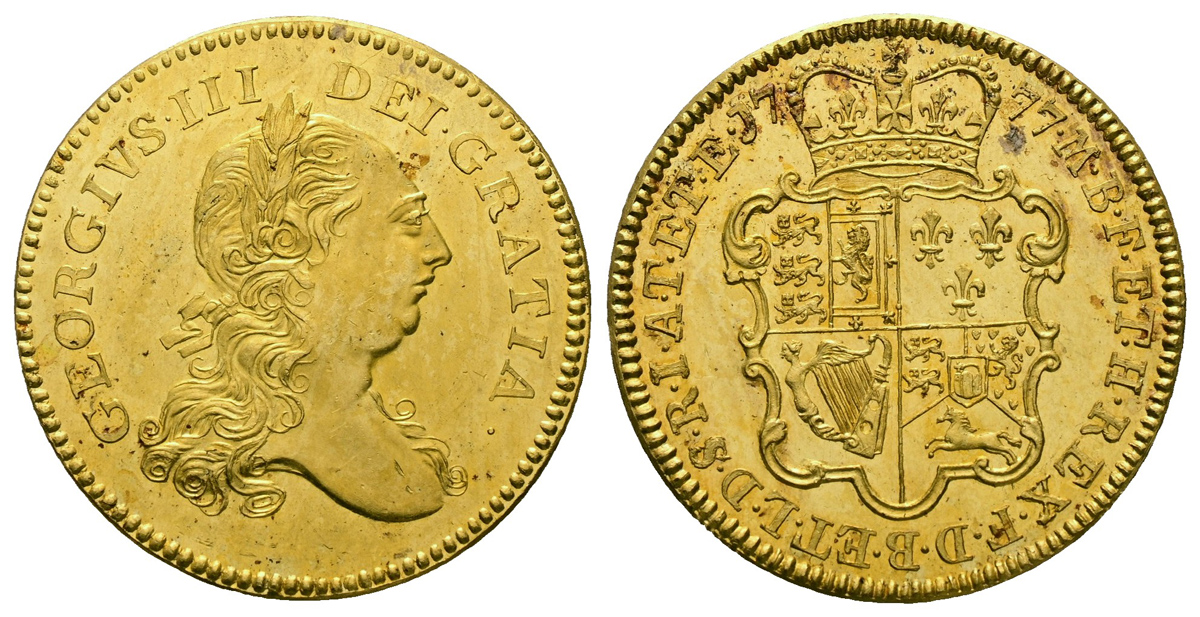 Five Guinea Of George III,