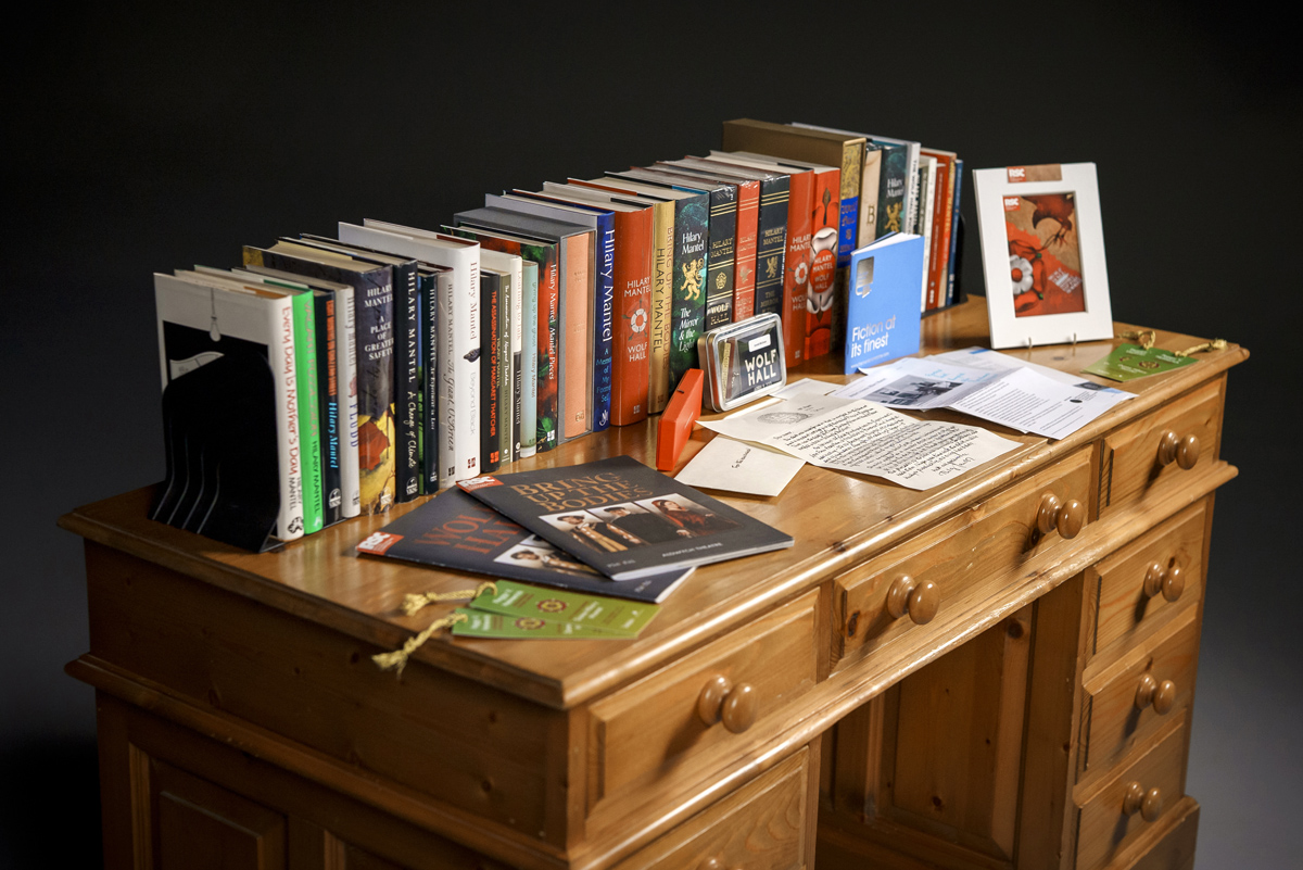Hilary Mantel's desk