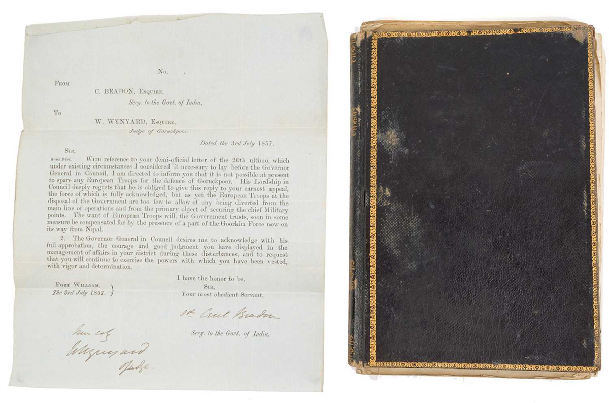 Indian Mutiny Journal And Letter
