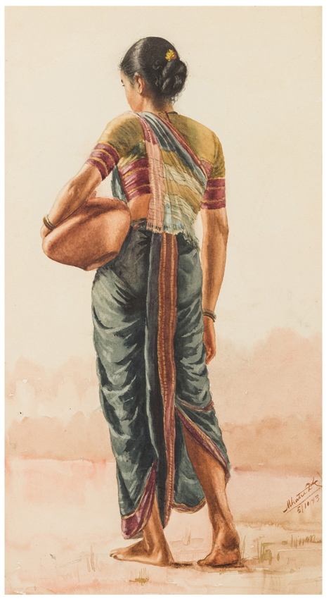 Ganpatrao Mhatre gouache