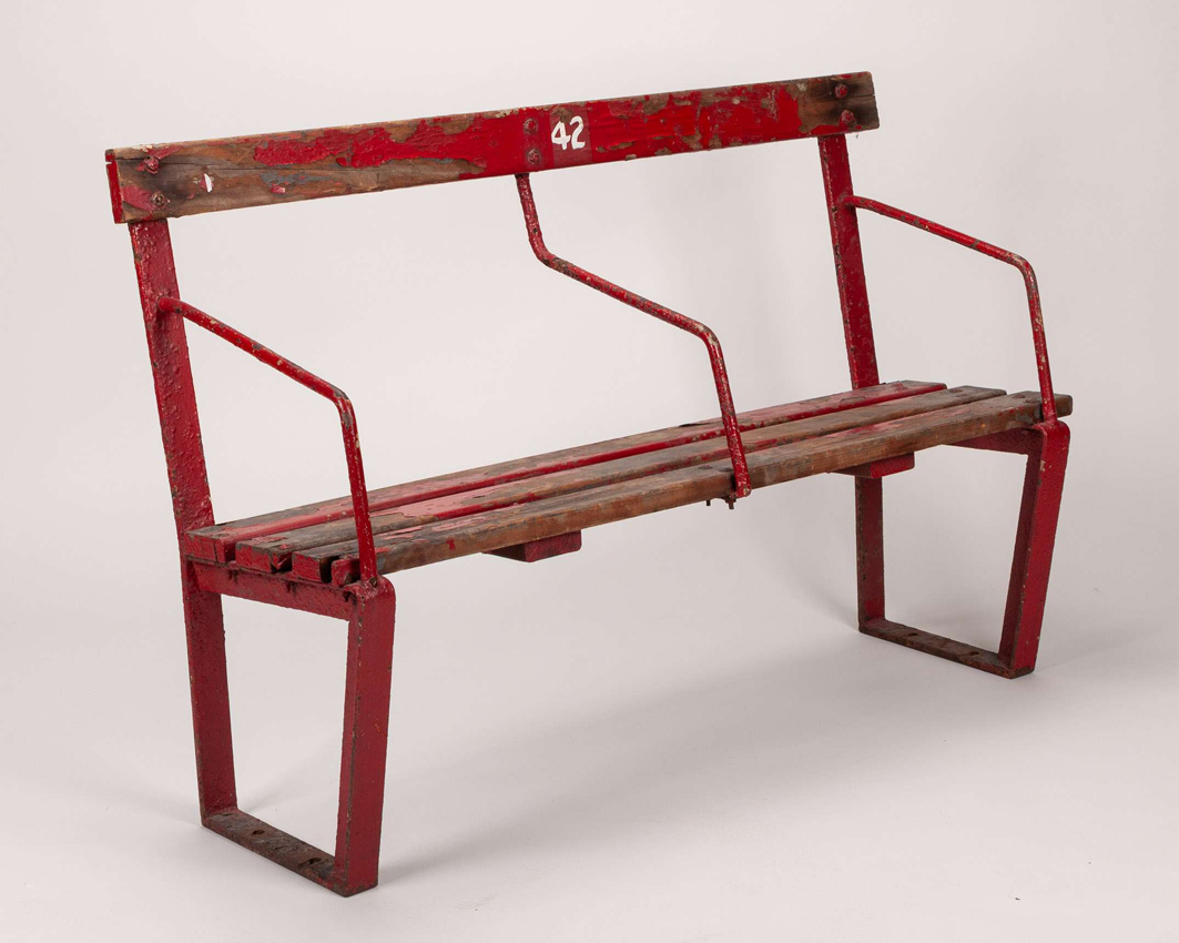 Old Trafford bench