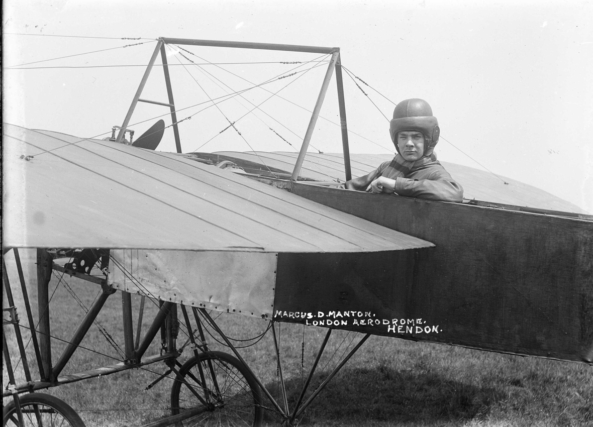 Flying instructor Marcus Manton