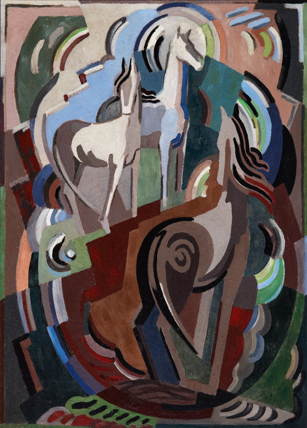 Achill Horses by Mainie Jellett