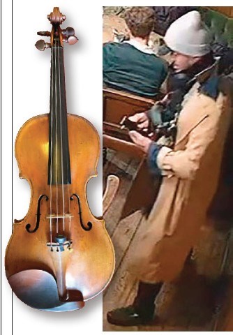 Stolen violin and suspect