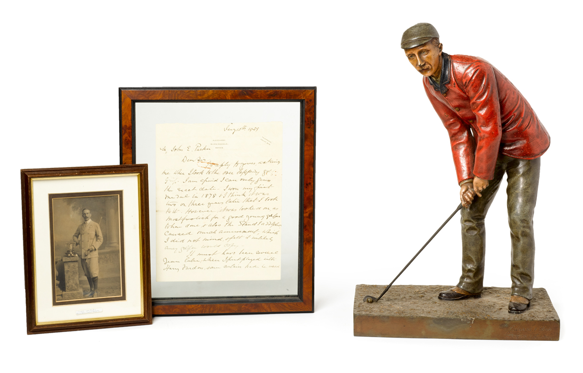 bronze of amateur champion John Laidlay