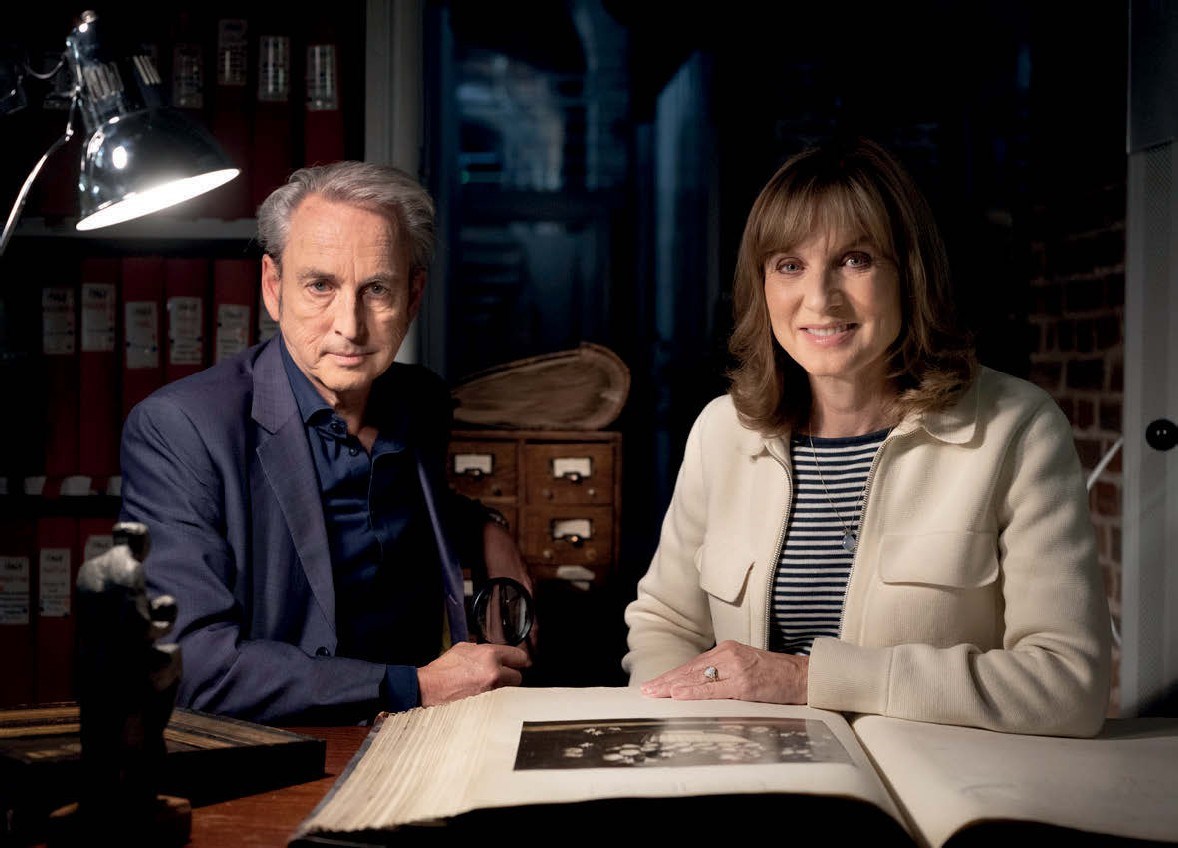 Philip Mould and Fiona Bruce
