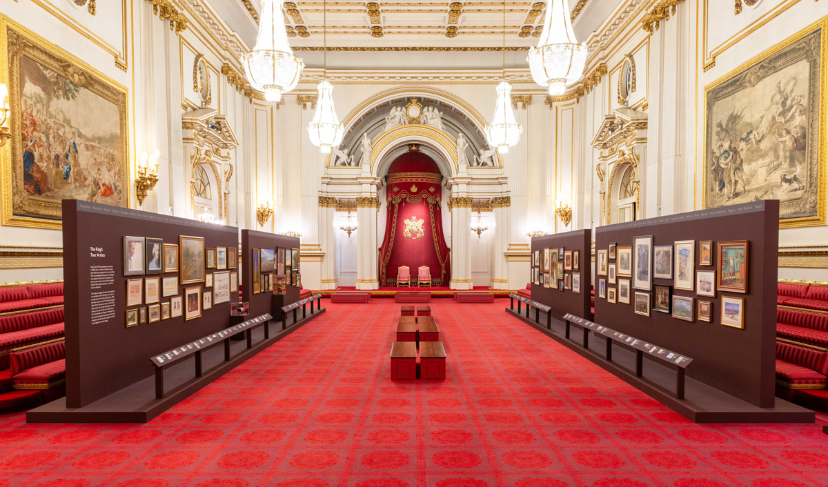 The King’s Tour Artists exhibition