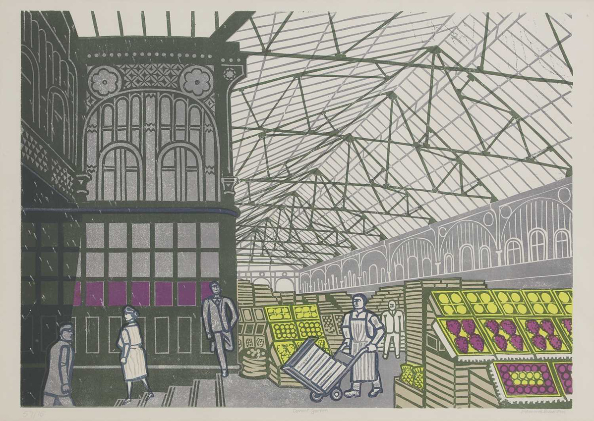 Covent Garden Fruit Market by Edward Bawden