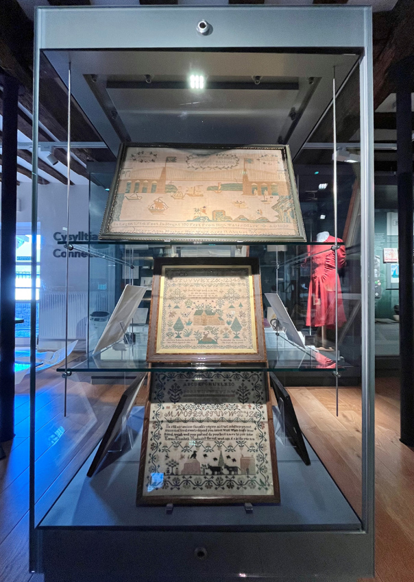 Needlework sampler display