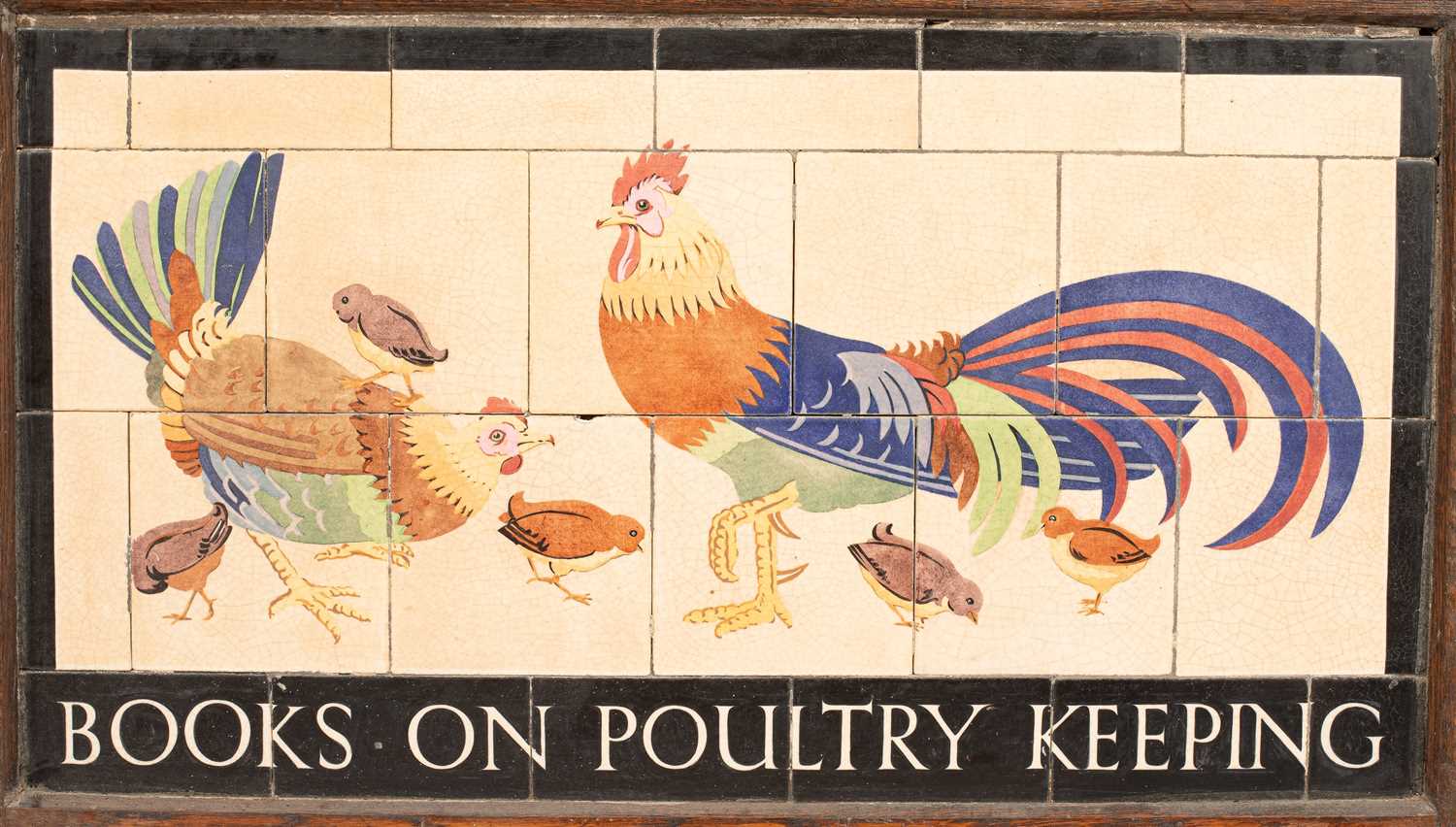 A WH Smith Books On Poultry Keeping Sign