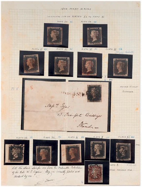 Penny Black stamps