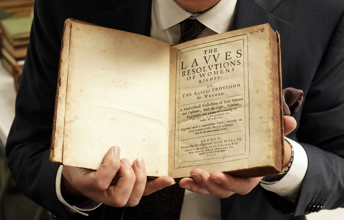 The Lawes Resolutions of Women’s Rights