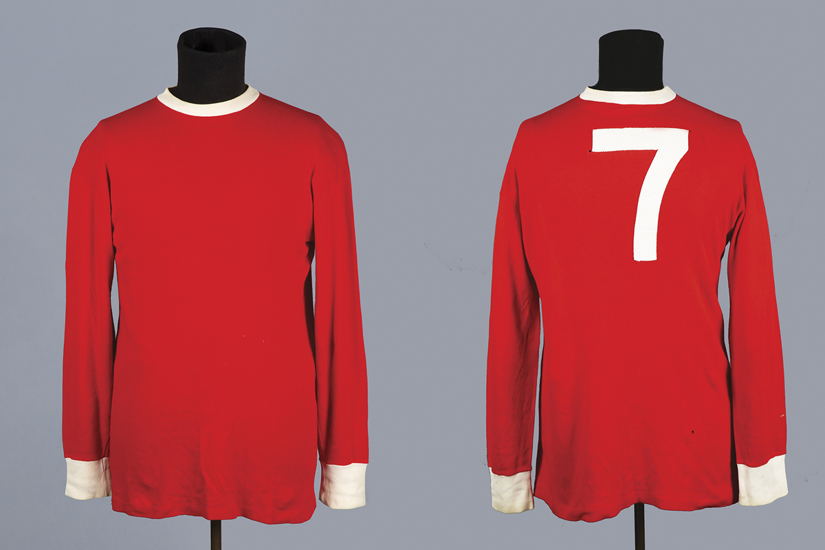 George Best shirt at auction