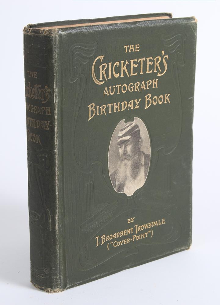 A book of cricketers' autographs