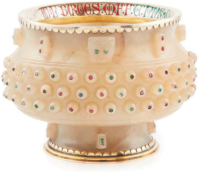 William Burges jade bowl