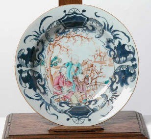 Qianlong soup plate