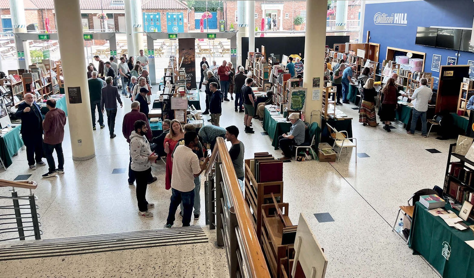 Visitors at the York National Book Fair.