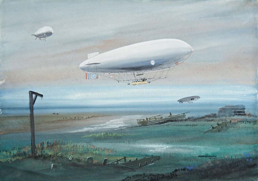 The Dover Airship Patrol by Norman Wilkinson