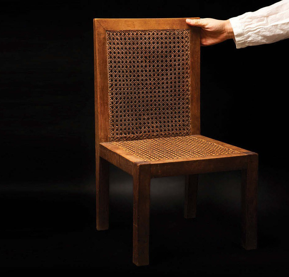 A chair used by artist Lucien Freud