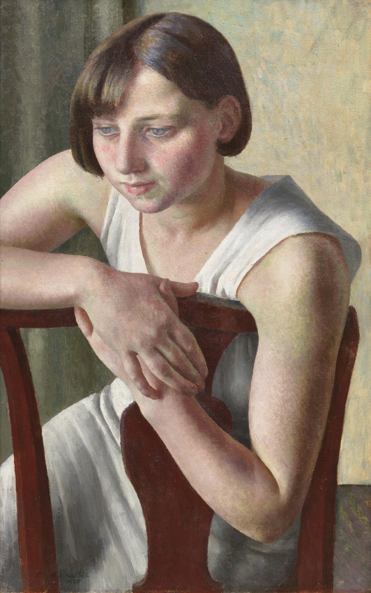 Girl in her Petticoat by Dod Procter