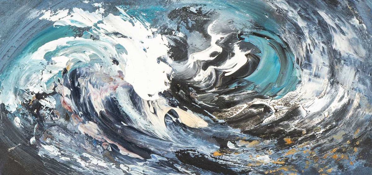 Vortex of the Wave by Maggi Hambling
