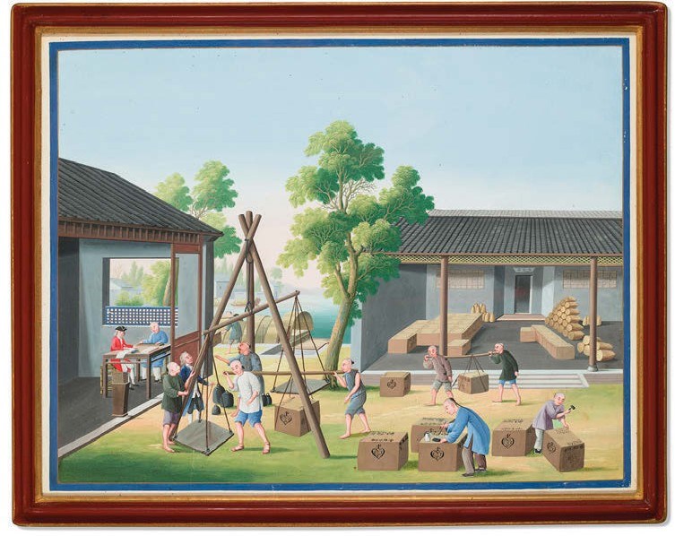 Tea Production Paintings