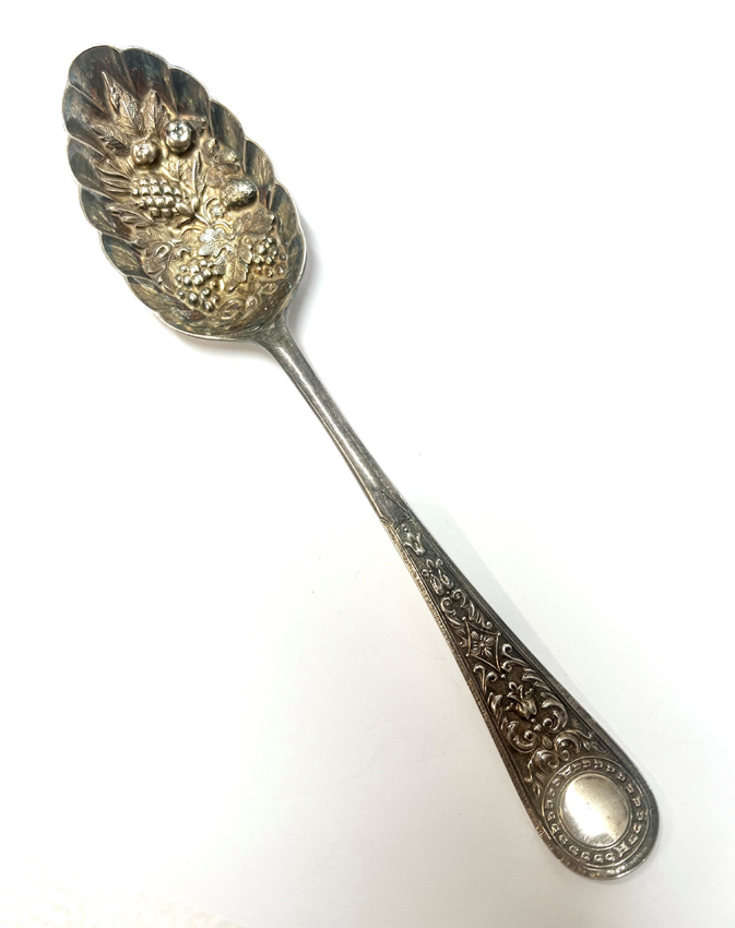 silver berry spoon