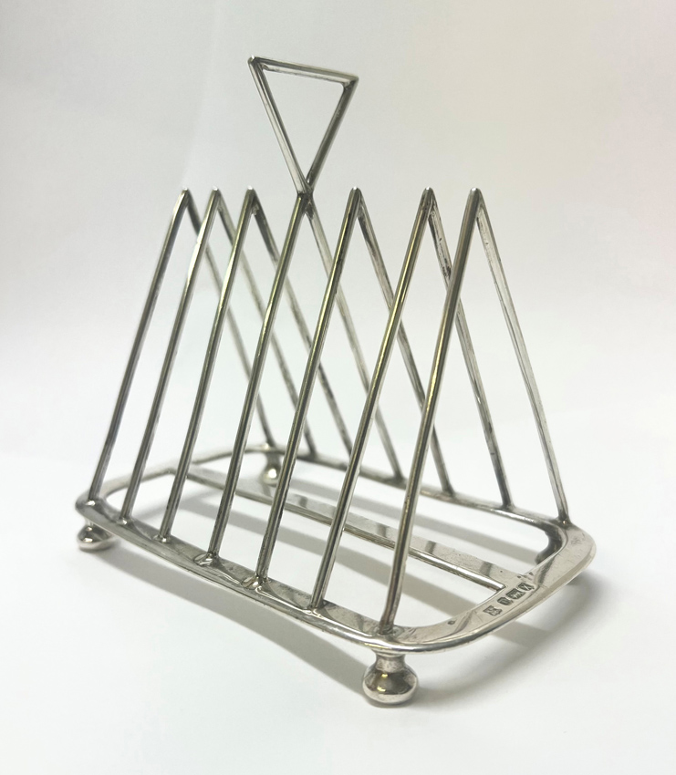 silver toast rack