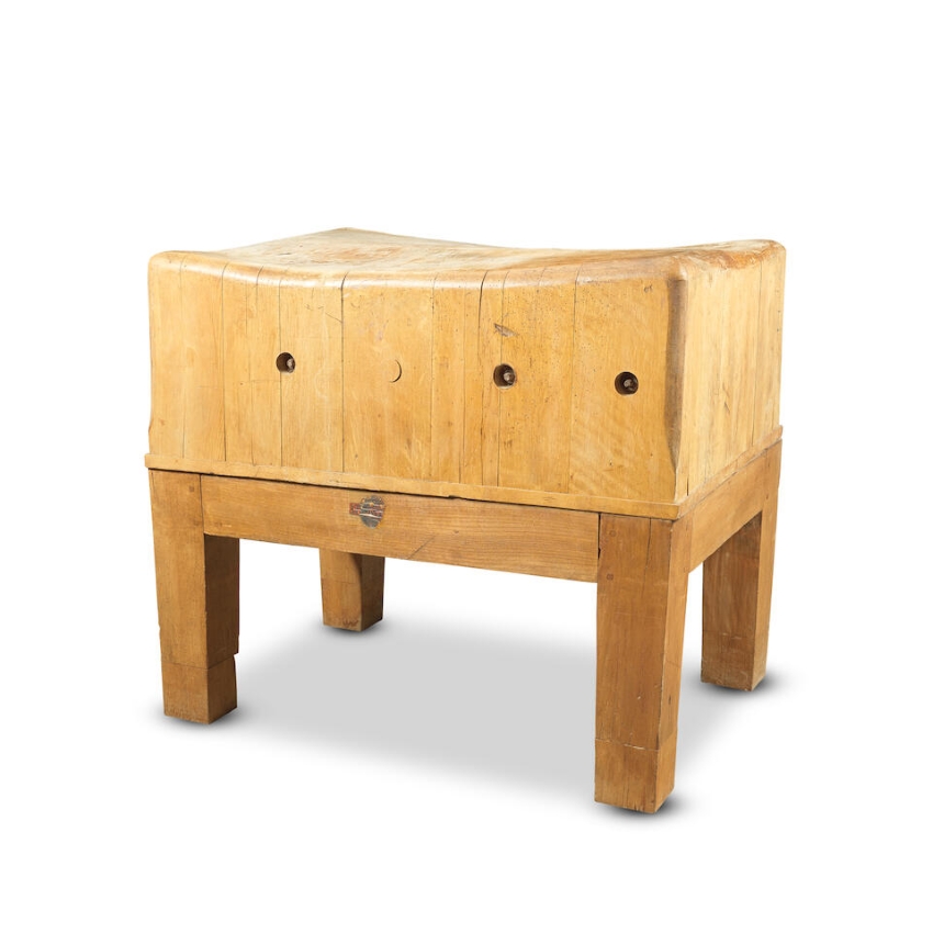 A butcher's block