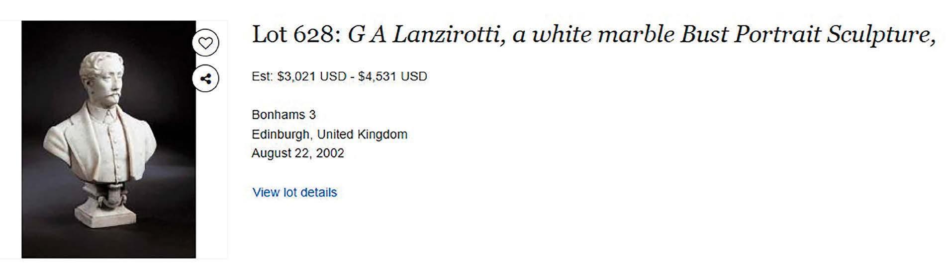 ATG letter: Can anyone help trace this bust I believe to be an intriguing baron?