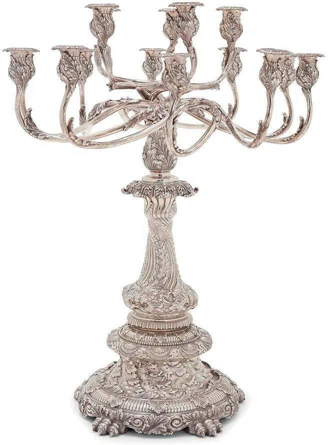 Candelabra custom-built for the Vanderbilts